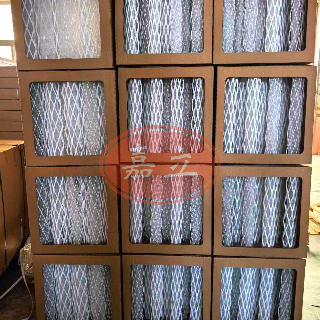 万宁3D柱型漆雾过滤收集器